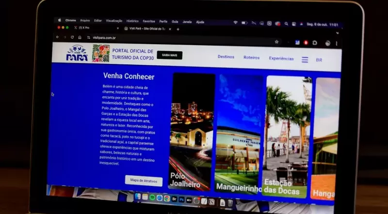 Plataforma de turismo com experiências, roteiros e eventos culturais é lançada para auxiliar turistas durante a COP30