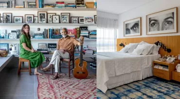 Apartamento de Gilberto Gil inspira tendência de casas com identidade e afeto